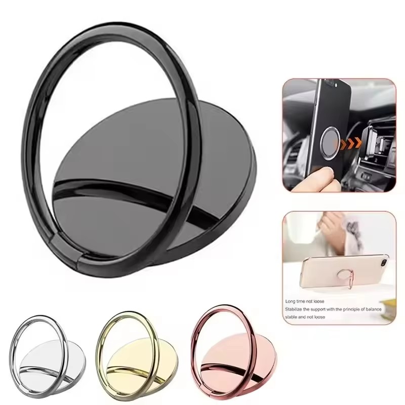 Phone Kickstand Ring - Finger Ring Mobile Phone Holder for