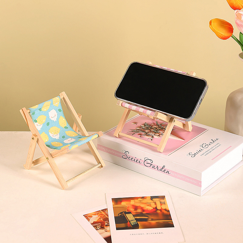 Cute Mini Wooden Beach Chair P - Phone Accessories Ideas ulasan dan harga