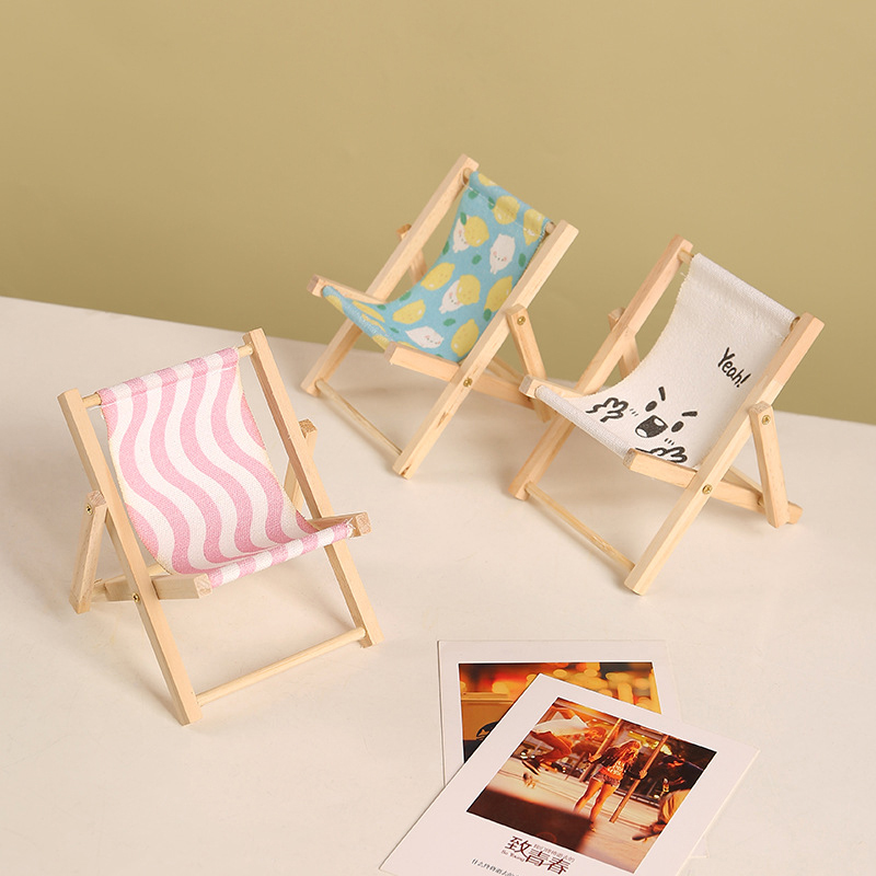 Cute Mini Wooden Beach Chair P - Phone Accessories Ideas ulasan dan harga