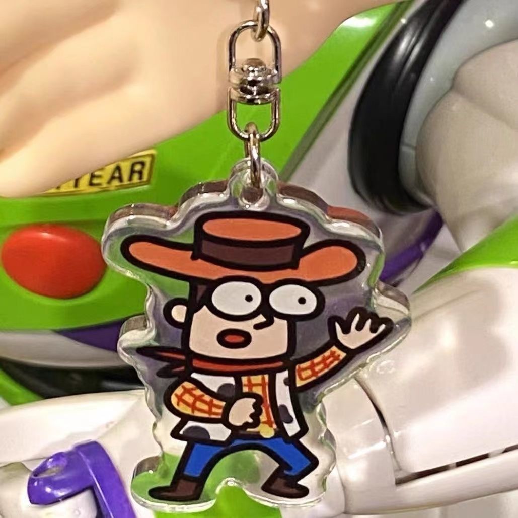 Toy Story cartoon anime keycha - Phone Accessories Chain ulasan dan harga