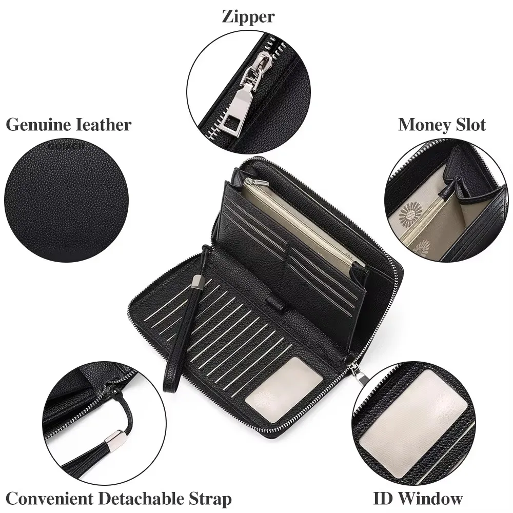 RFID Blocking Leather Wallet U - Phone Accessories Ideas ulasan dan harga