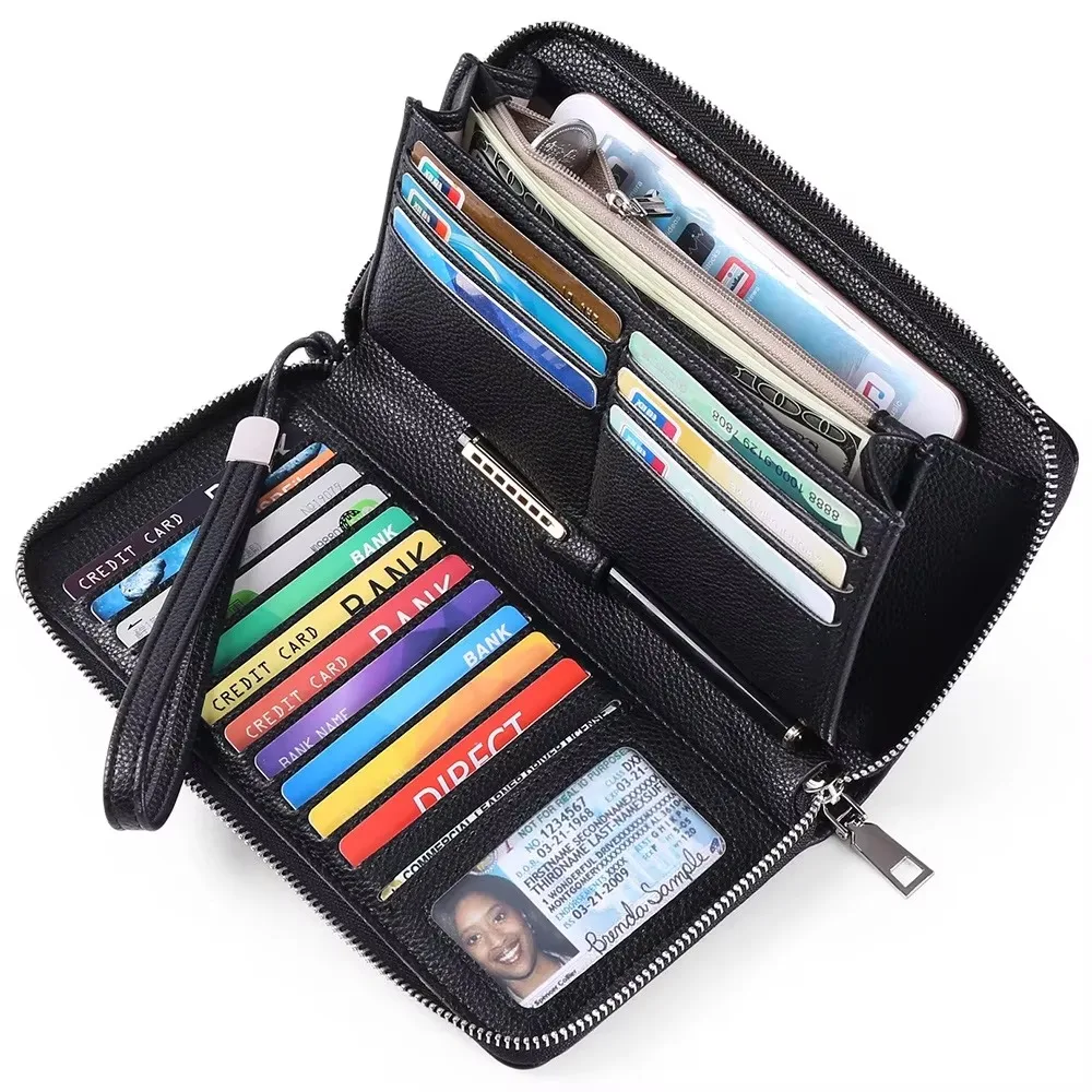 RFID Blocking Leather Wallet U - Phone Accessories Ideas ulasan dan harga