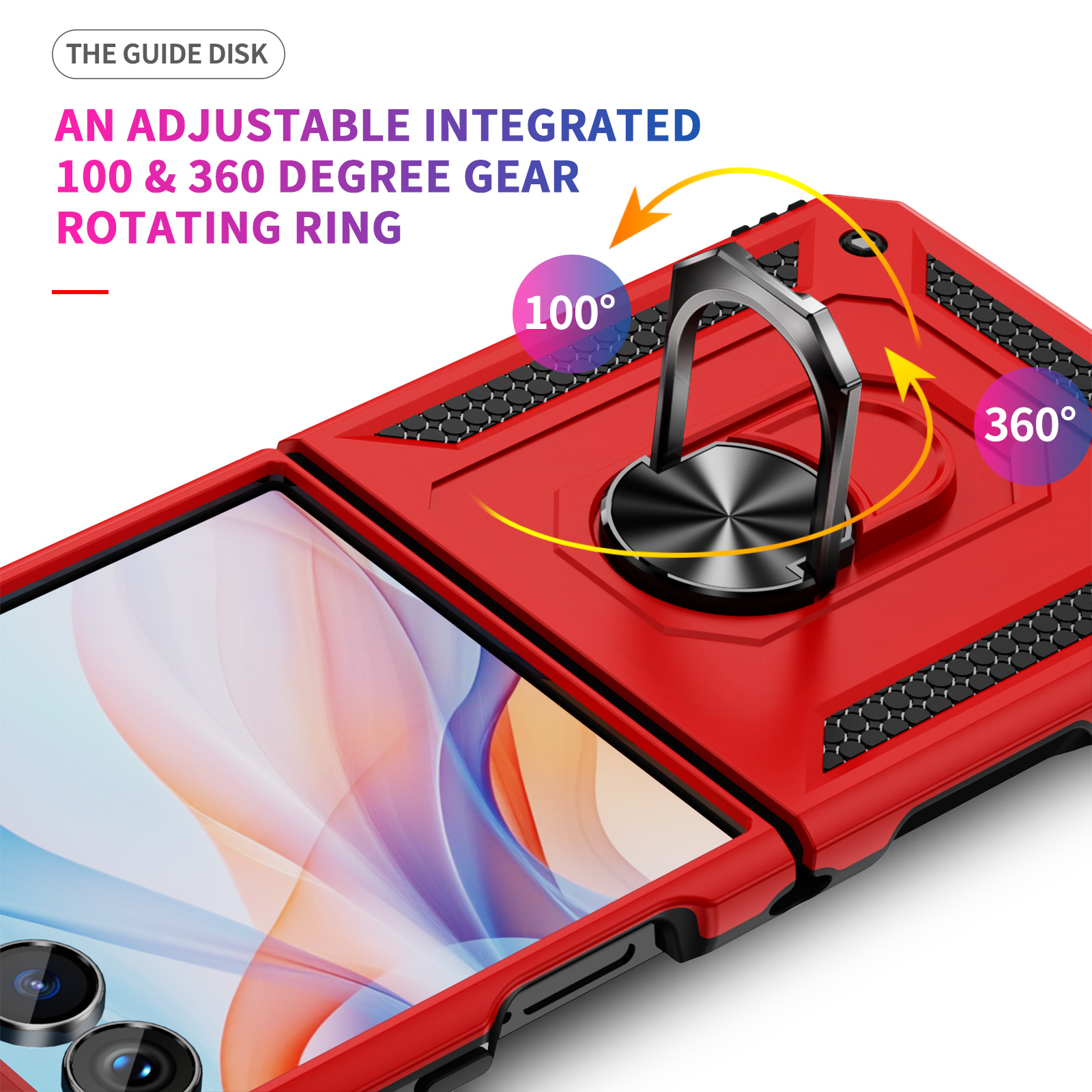 Military-grade Shockproof Phon - Phone Kickstand Ring ulasan dan harga