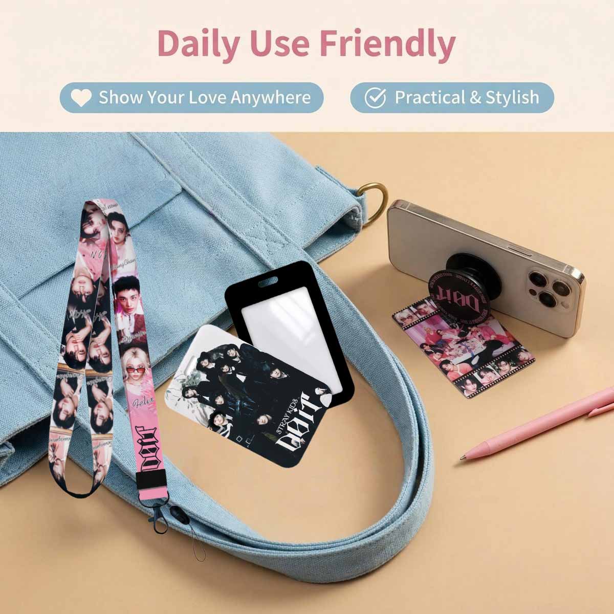 2026 New STRAY KIDS Merchandis - Phone Kickstand Ring ulasan dan harga