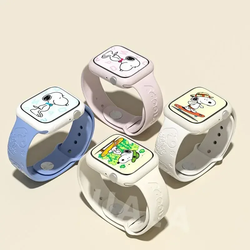 Snoopy iwatch8 watch with appl - Phone Accessories Wholesale ulasan dan harga