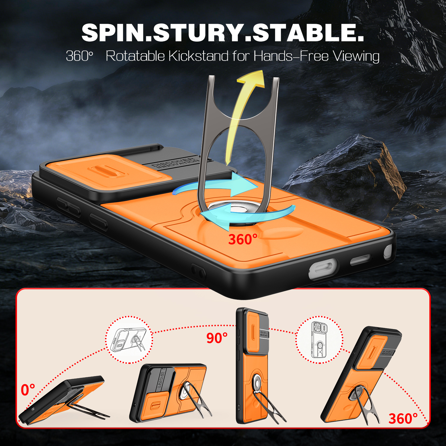 Ring Holder Phone Case for Sam - Phone Kickstand Ring ulasan dan harga