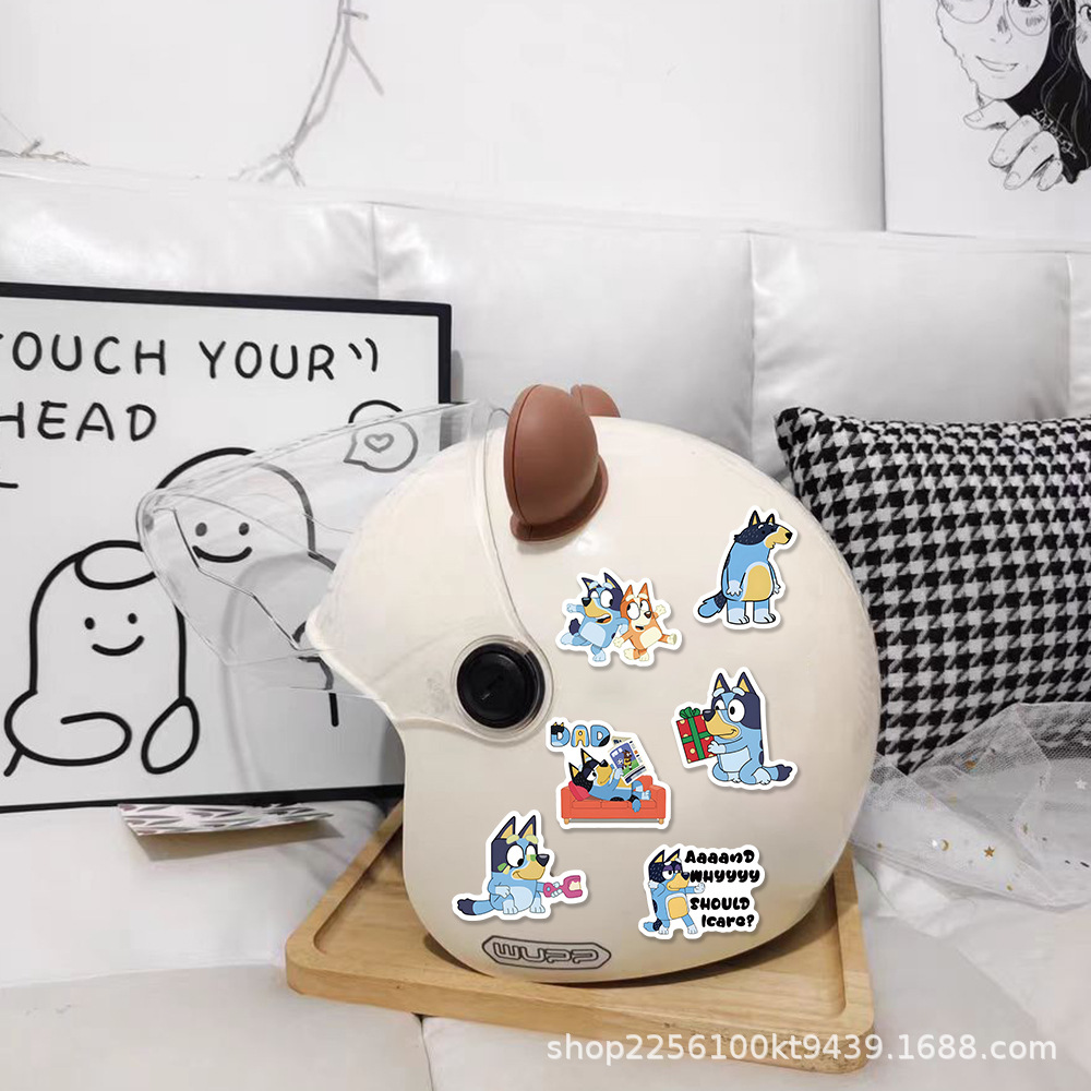 In Stock 103Pcs Bluey Stickers - Phone Accessories Wholesale ulasan dan harga