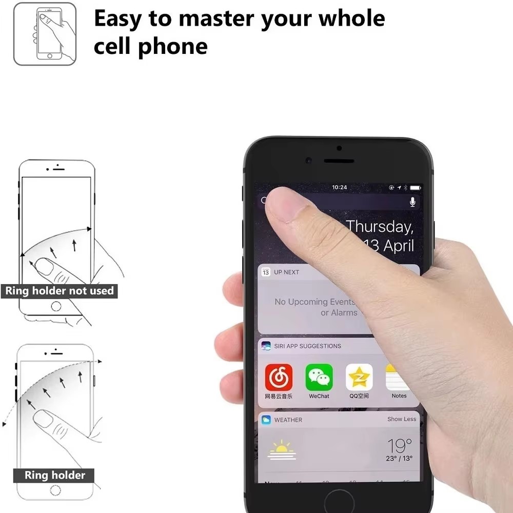 Finger Ring Mobile Phone Holde - Phone Kickstand Ring ulasan dan harga