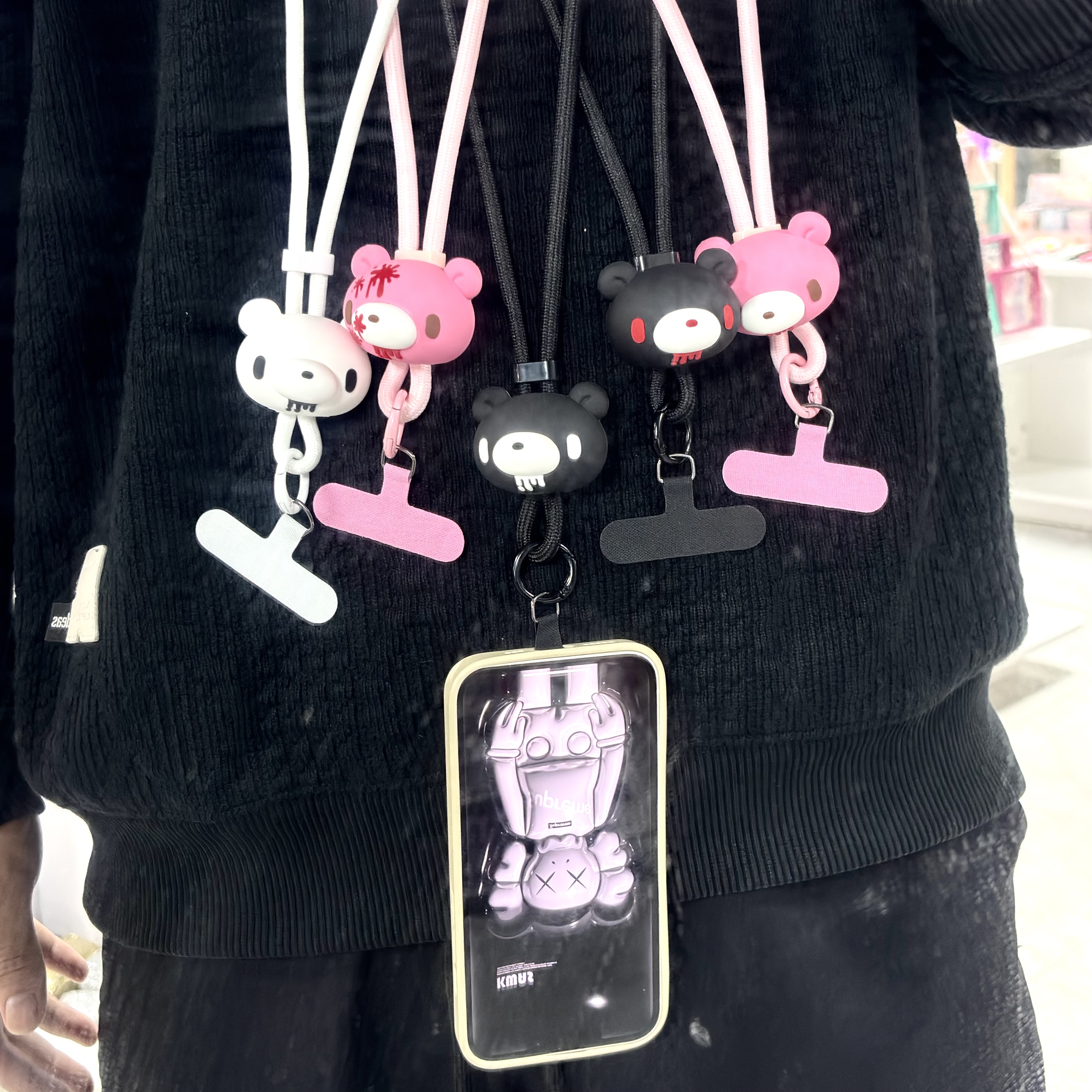 Cute&Edgy 3D Bear Phone Lanyar - Phone Accessories Ideas ulasan dan harga