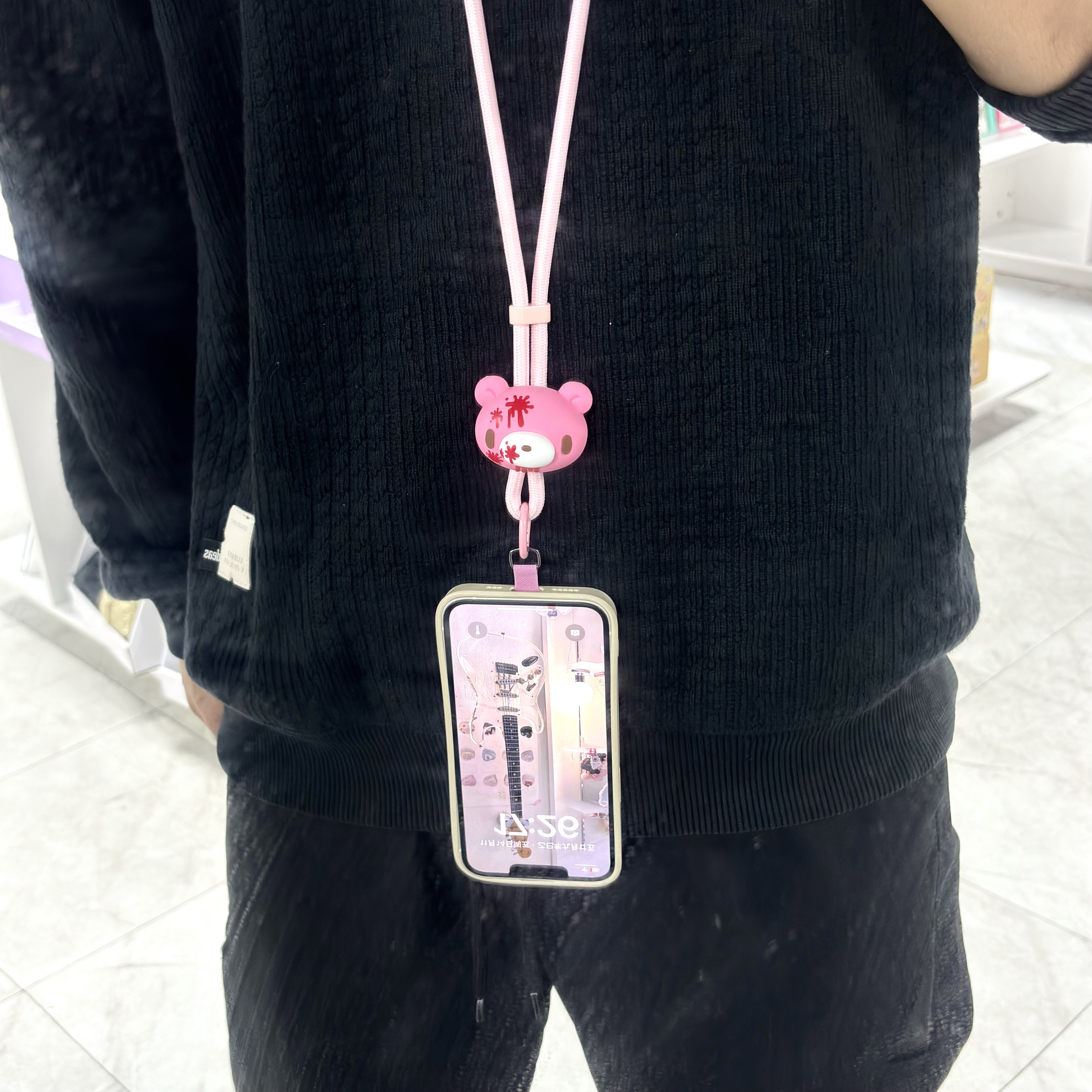 Cute&Edgy 3D Bear Phone Lanyar - Phone Accessories Ideas ulasan dan harga