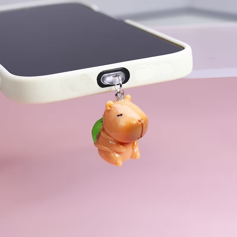 1pcs Cartoon Capybara Dust Plu - Phone Accessories Ideas ulasan dan harga