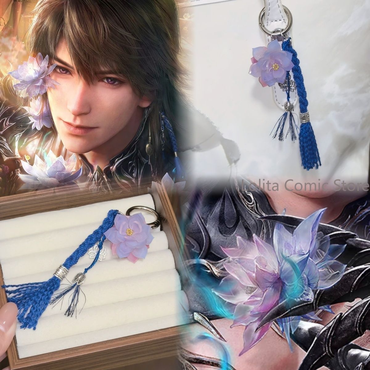 Anime Love and Deepspace Caleb - Phone Accessories Chain ulasan dan harga