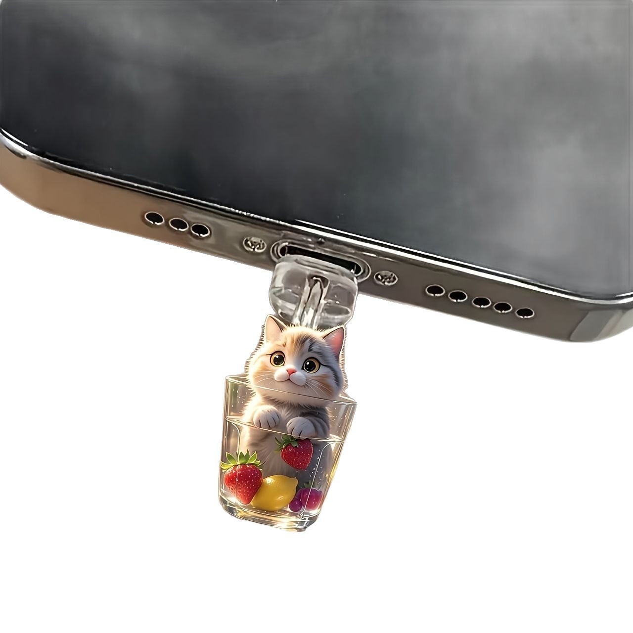Cartoon Cat Pendant Phone Deco - Phone Accessories Ideas ulasan dan harga