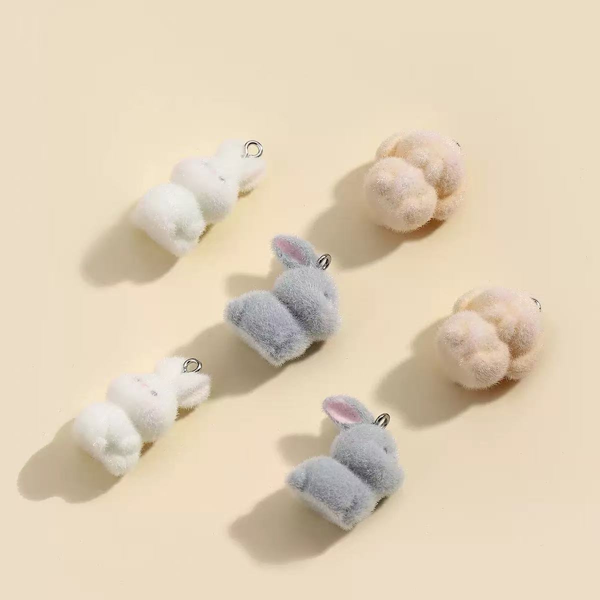 10pcs Flocking Little Rabbit R - Phone Accessories Chain ulasan dan harga