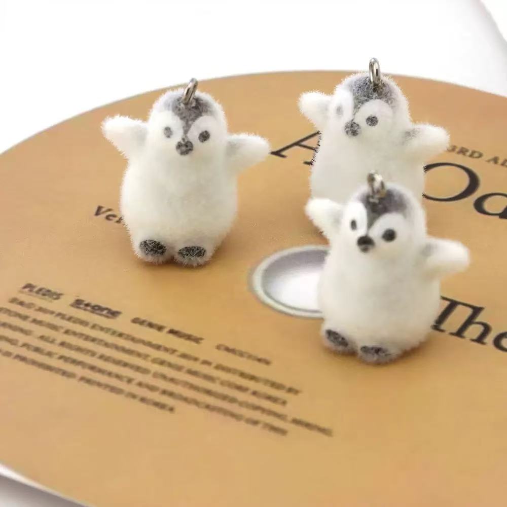 5pcs Flocking Small Penguin Re - Phone Accessories Chain ulasan dan harga
