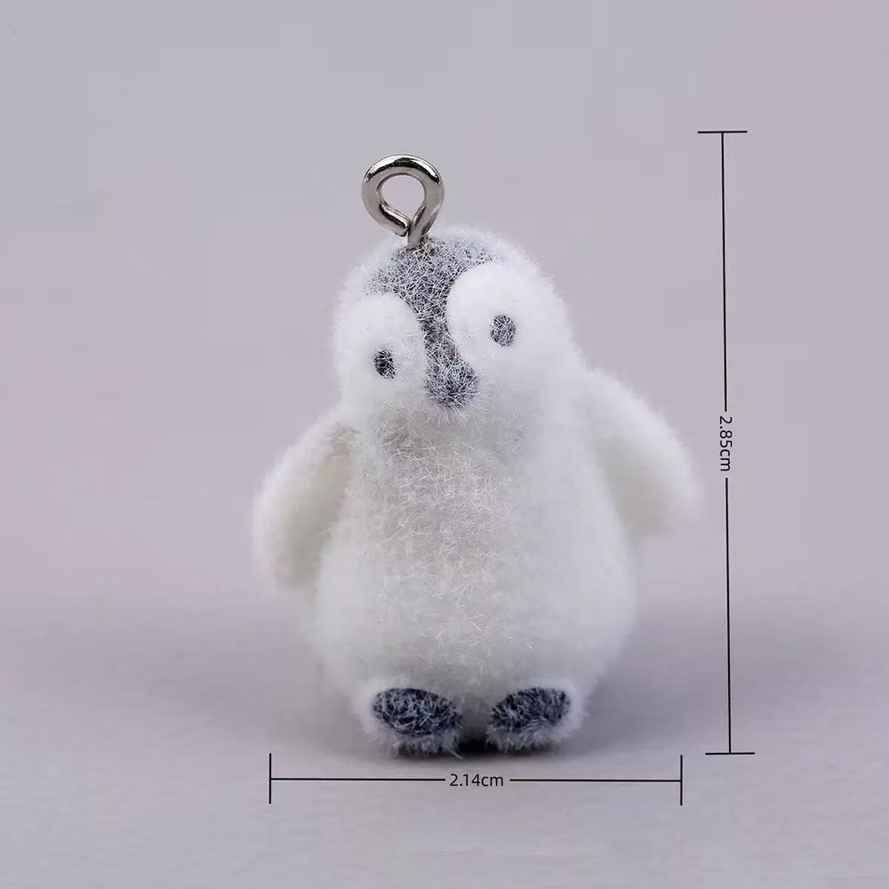 5pcs Flocking Small Penguin Re - Phone Accessories Chain ulasan dan harga