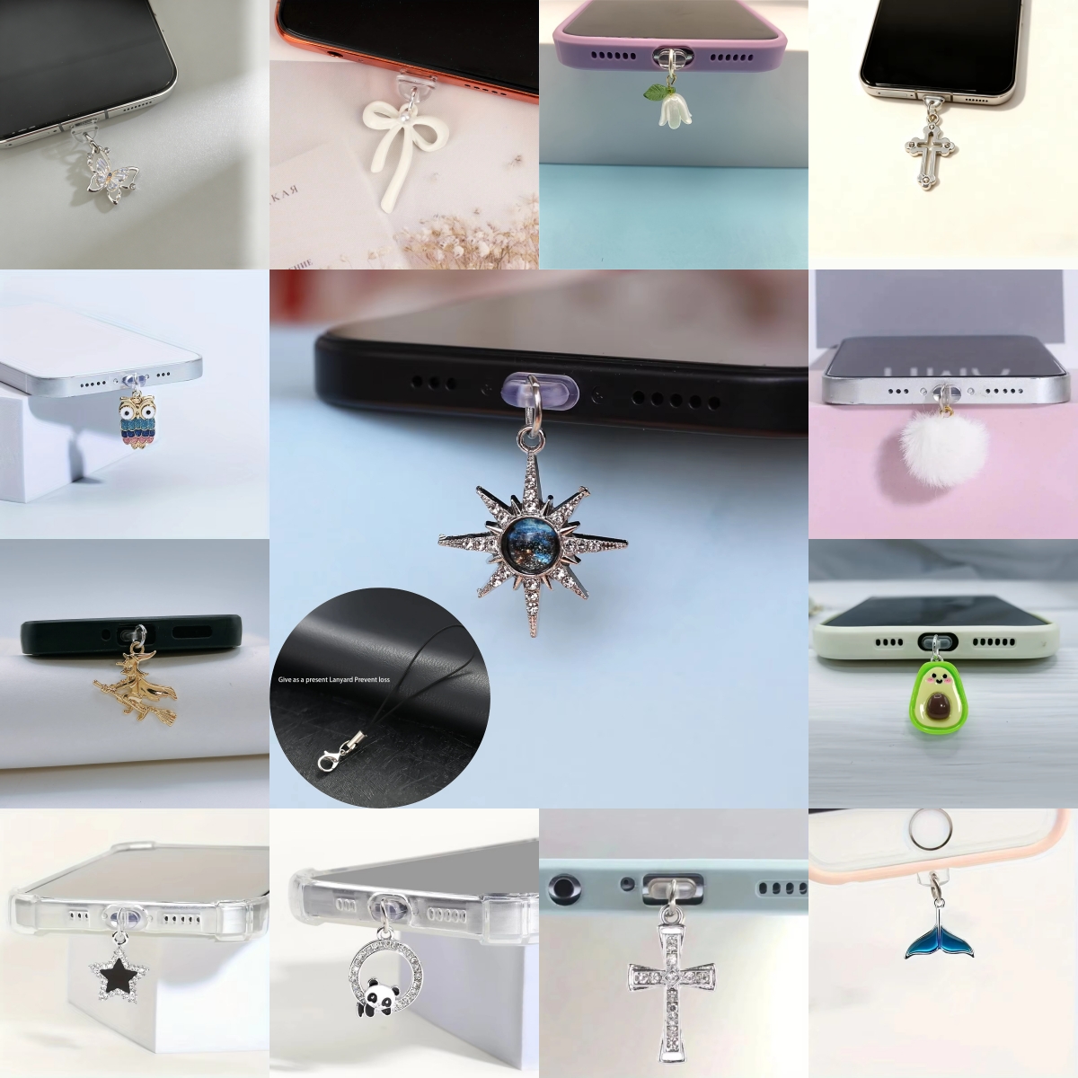 Multi-Style Phone Dust Plugs,  - Phone Accessories You Need ulasan dan harga